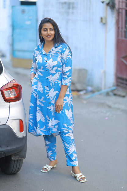 Bold & Bright Blue Co-ord set