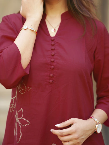 Iyra - Reddish pink co-ords