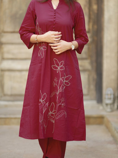 Iyra - Reddish pink co-ords