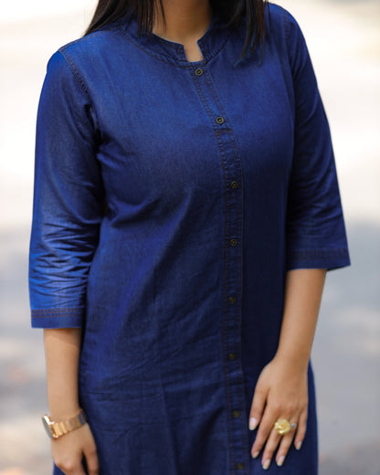 Elena - Denim kurta