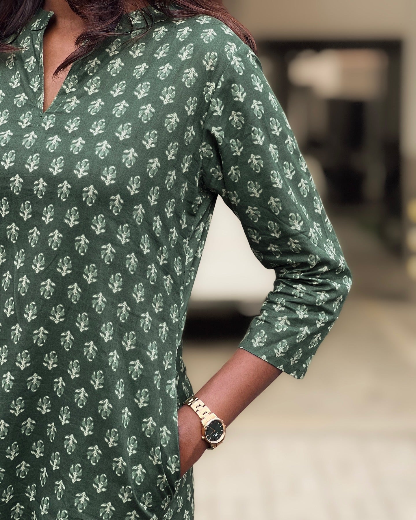 Neha collection - green kurta