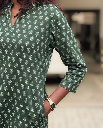 Neha collection - green kurta