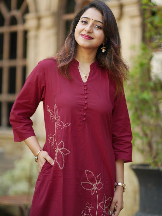 Iyra - Reddish pink co-ords