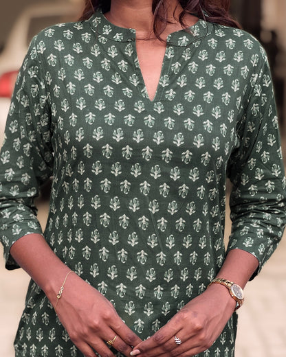 Neha collection - green kurta