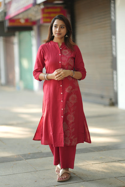 Dhanya - Red co-ords