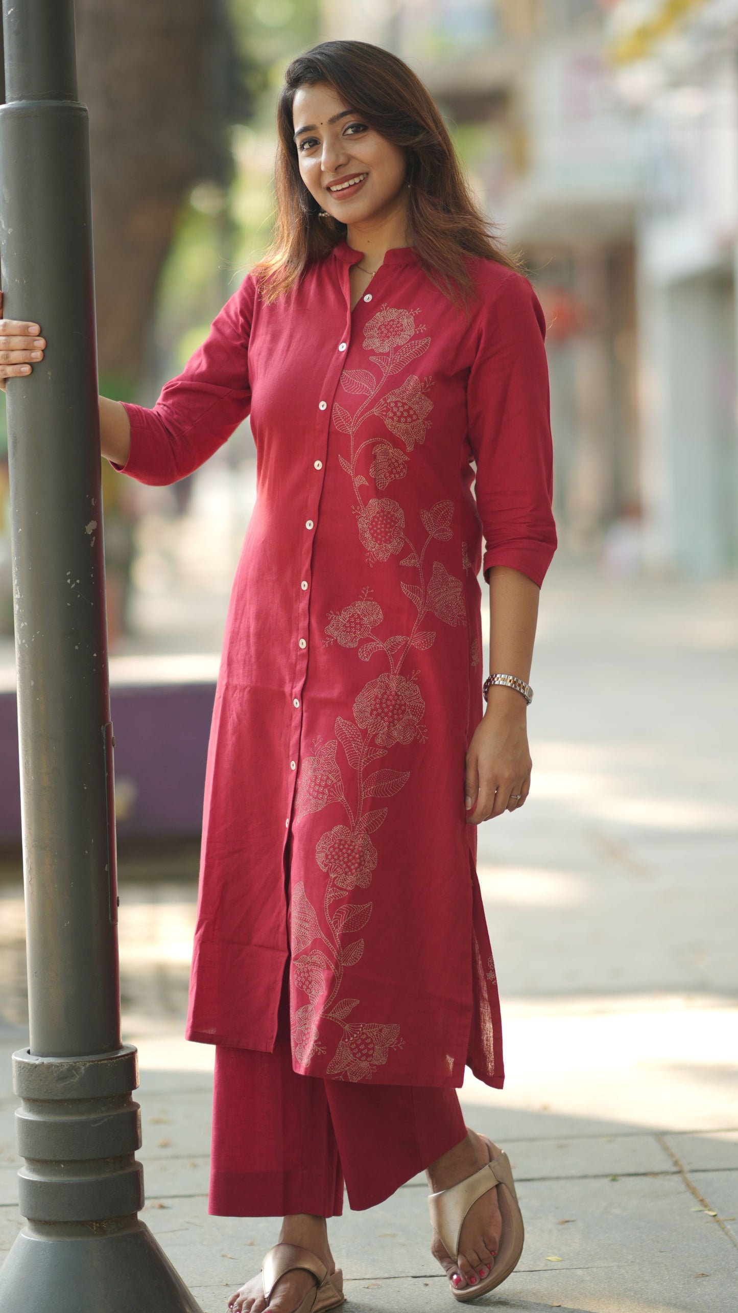 Dhanya - Red co-ords