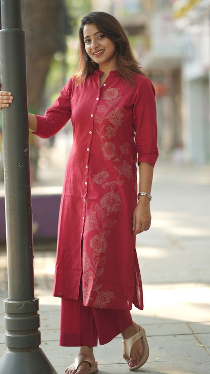 Dhanya - Red co-ords