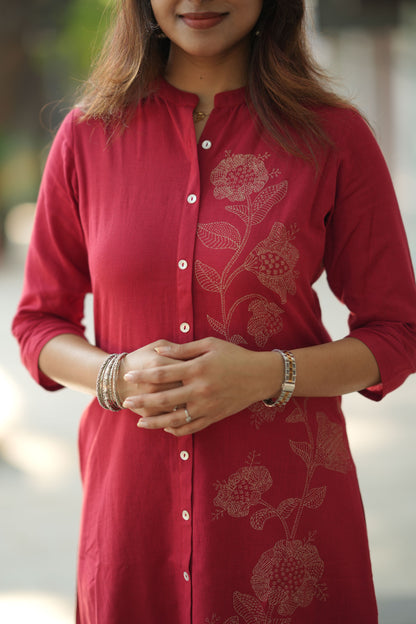 Dhanya - Red co-ords